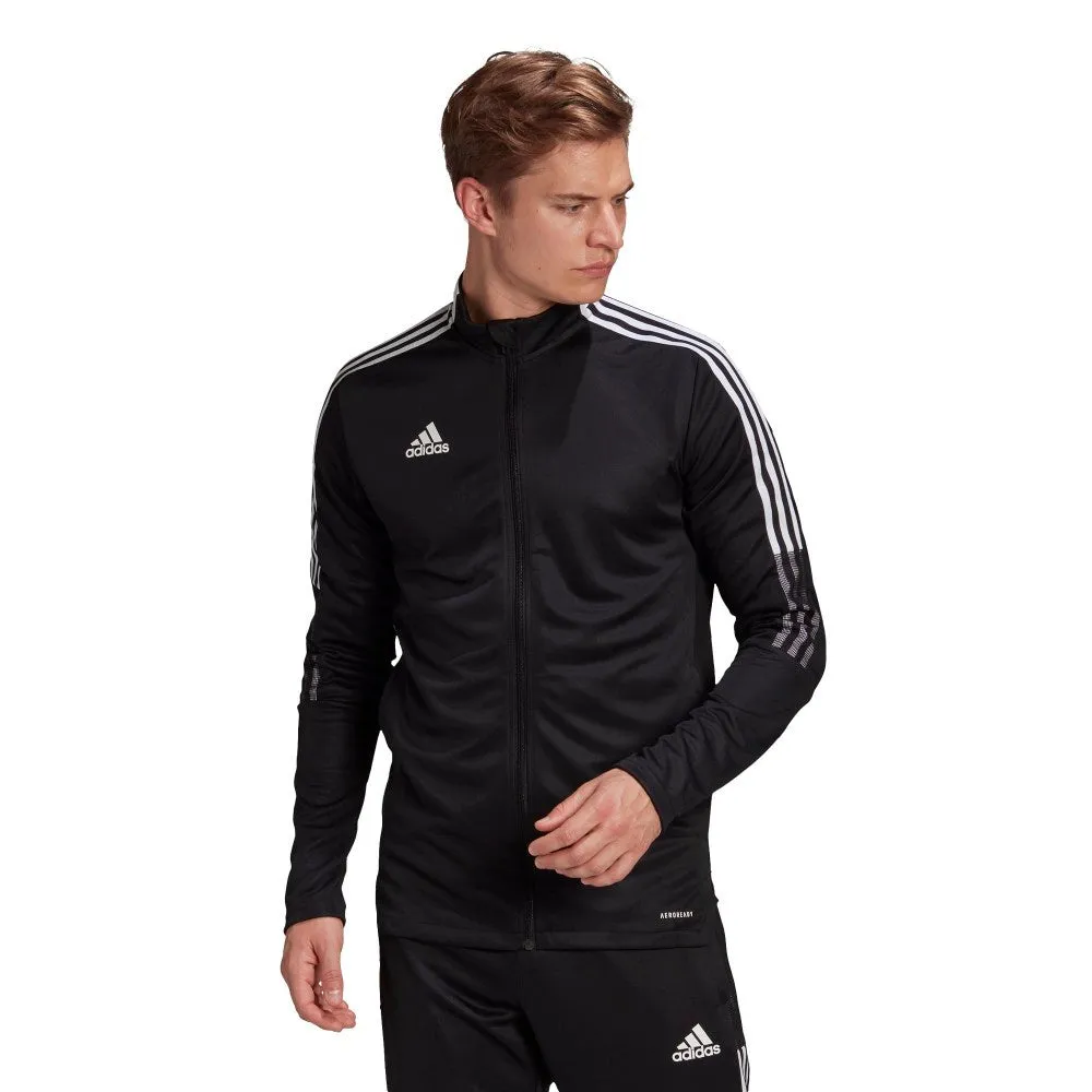 Adidas Adult Tiro 21 Track Jacket (Black/White)