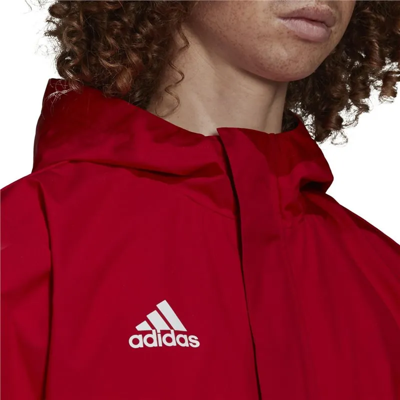 adidas Entrada 22 AW Jacket - Adult - Team Power Red/White