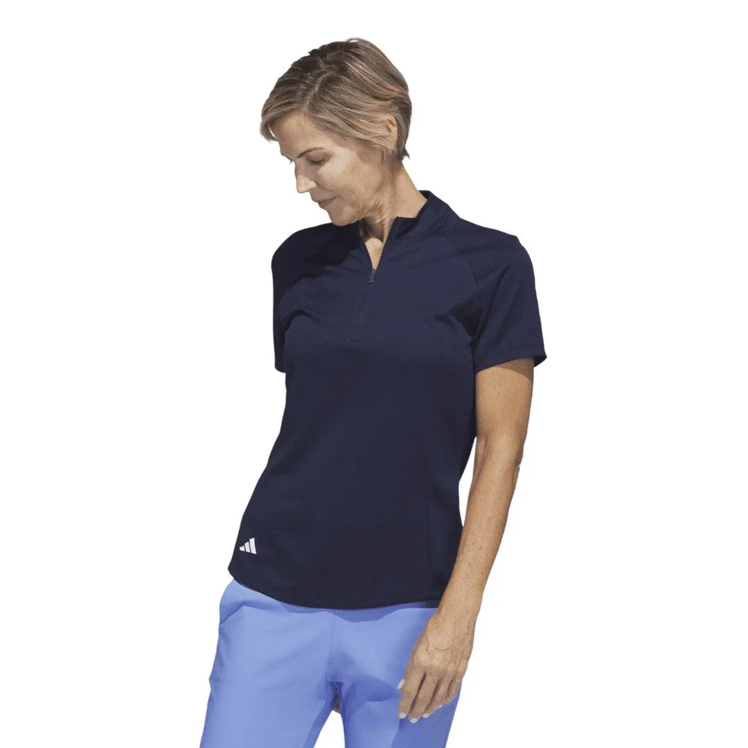 adidas Ladies Textured Golf Shirt IA7828