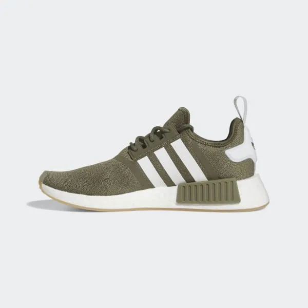 Adidas Men's NMD R1 Shoes - Olive Strata / Cloud White / Gum