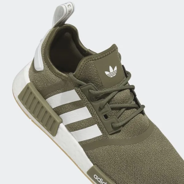 Adidas Men's NMD R1 Shoes - Olive Strata / Cloud White / Gum