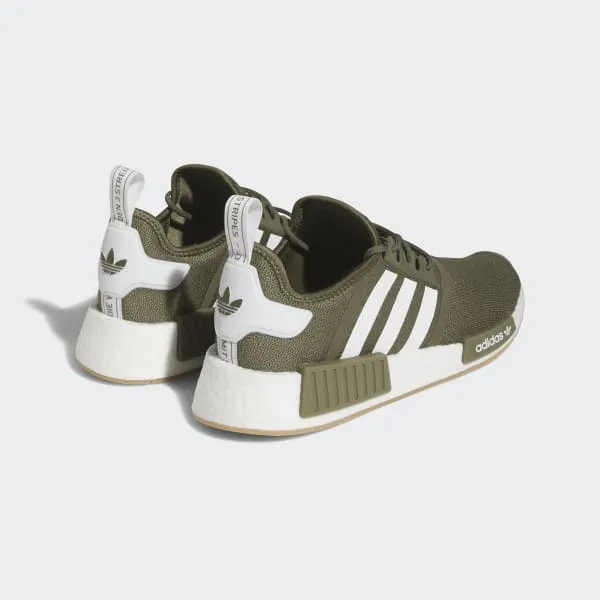 Adidas Men's NMD R1 Shoes - Olive Strata / Cloud White / Gum