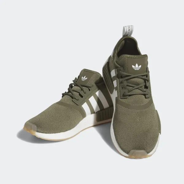 Adidas Men's NMD R1 Shoes - Olive Strata / Cloud White / Gum