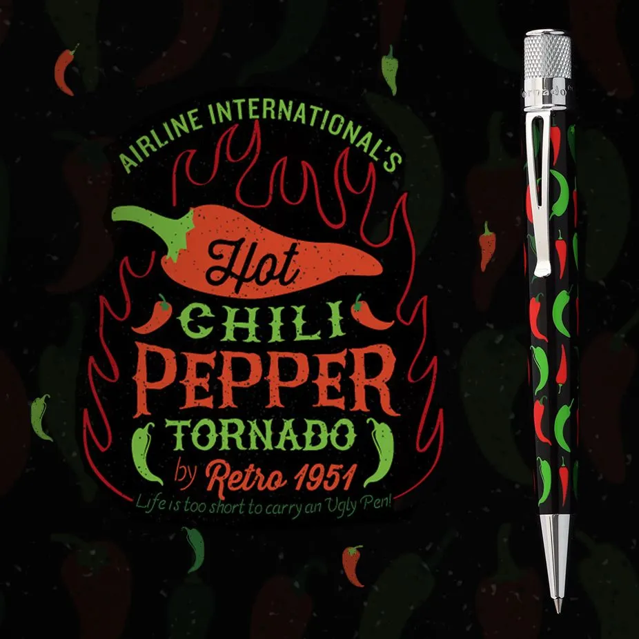 Airline International's Retro 51 Hot Chili Pepper Exclusive Rollerball Pen