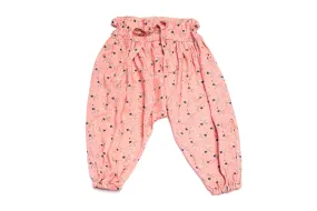 Baby Girl Floral Harem Pants | Pastel Love Coral