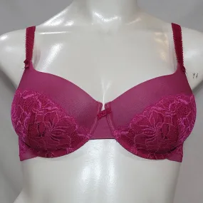 Bali 6542 Lace Desire Foam Underwire Bra 36D Gala Rose Pink NWT