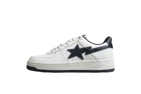 BAPE STA Low-Top White and Black Sneakers