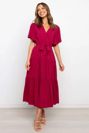 Barker Dress - Wine