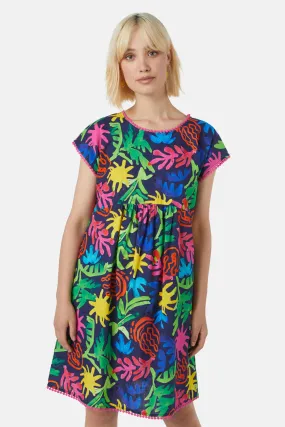 Beach Leaves Bungalow Dress