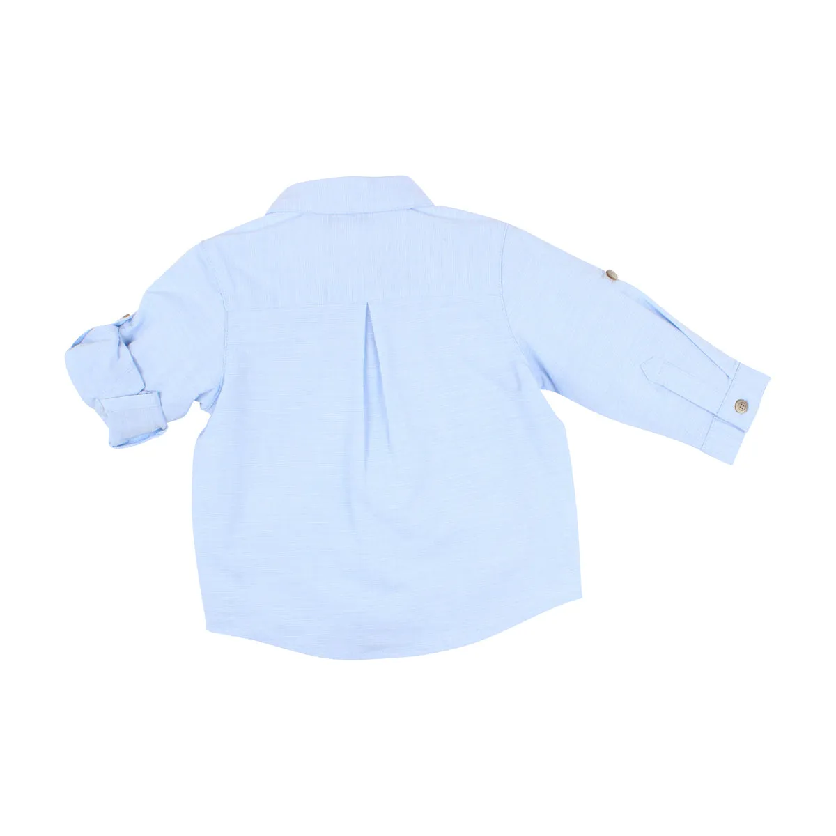 Bebe Louis L/S Textured Shirt in Pale Blue