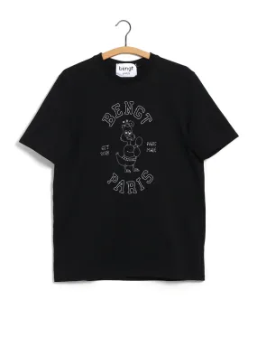 BOXER | Embroidered T-shirt | Black