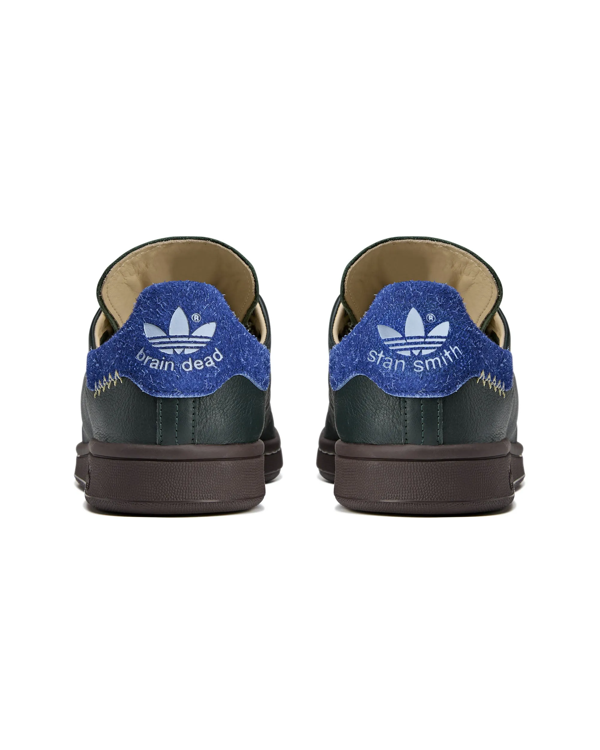 Brain Dead Stan Smith  - Shadow Green / Dark Blue / Carbon Black