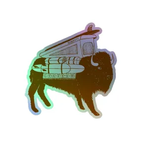 Buffalo Roam Vanimal Holographic Sticker