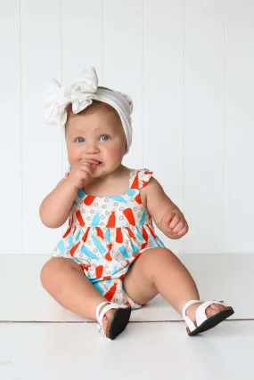 Busting Red, White & Blue Dream Bubble Romper