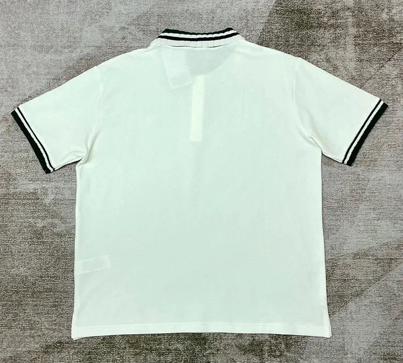 CASABLANCA Textured Pique Polo White