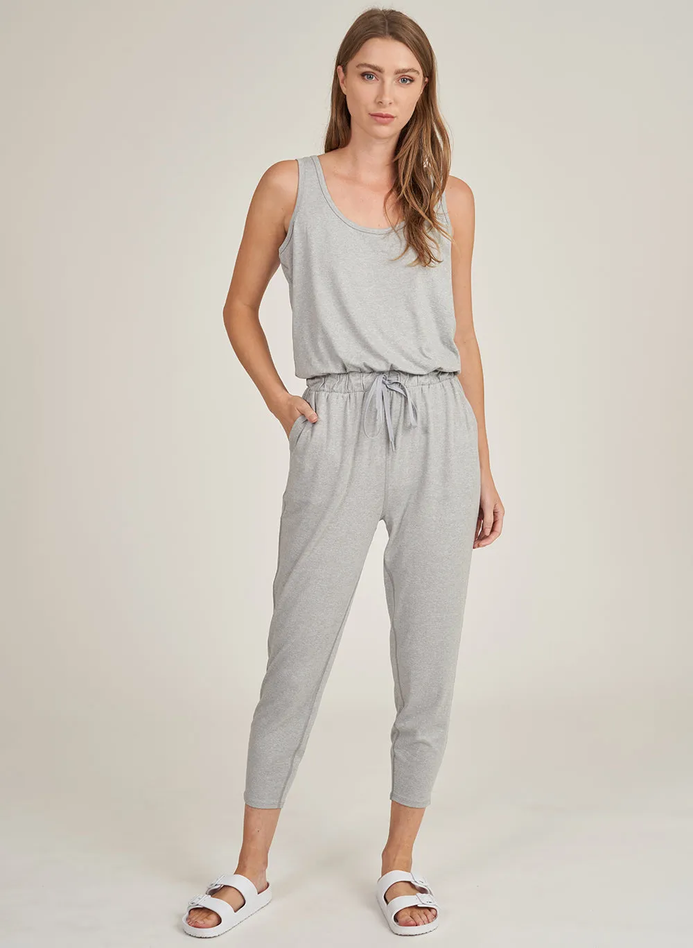 Casual Crop Jumpsuit