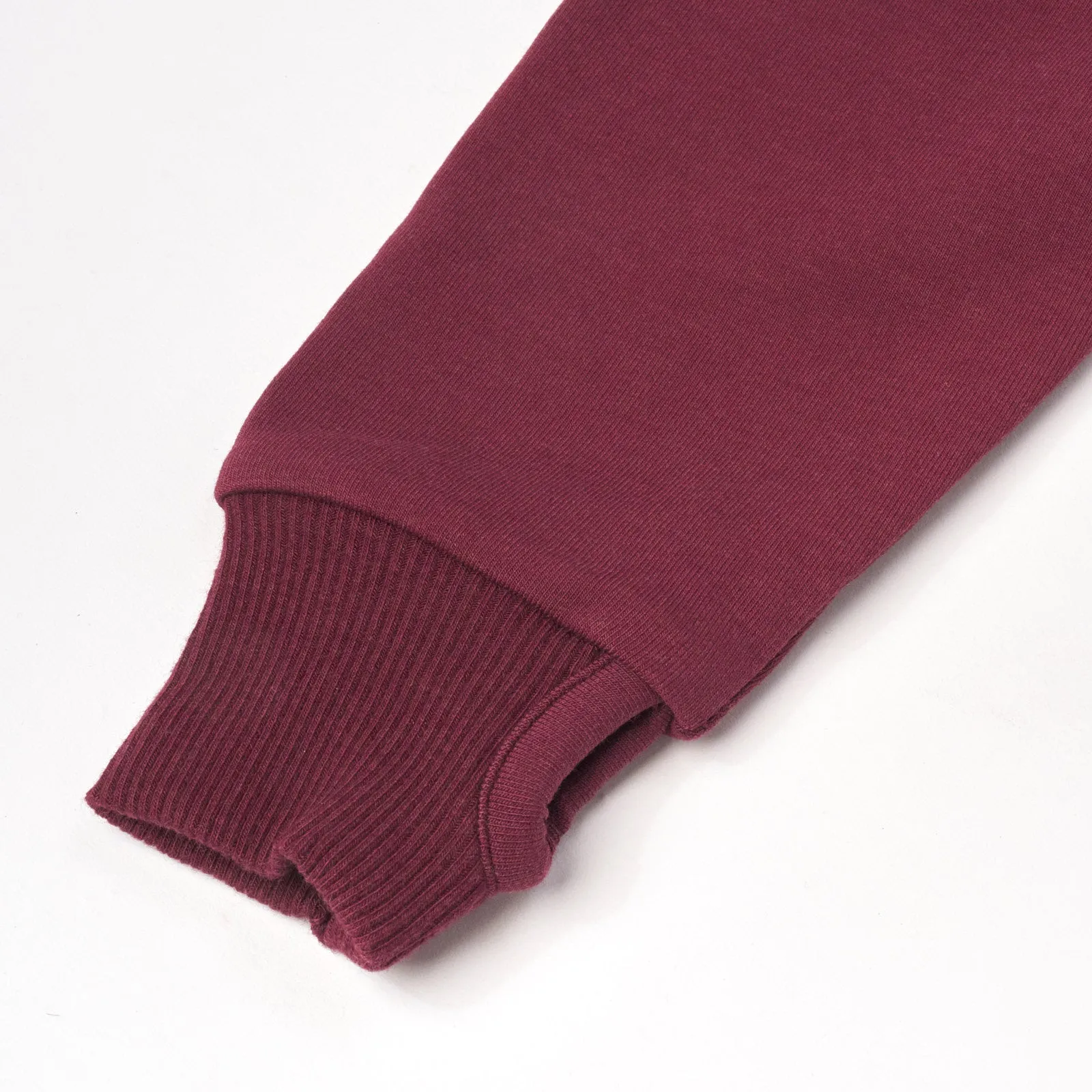 Classic Burgundy Henley Hoodie