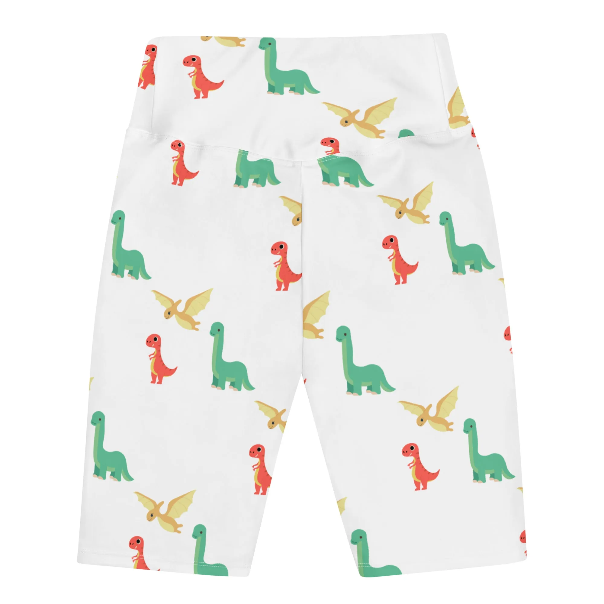 Cute Dinos Yoga Swim Biker Shorts