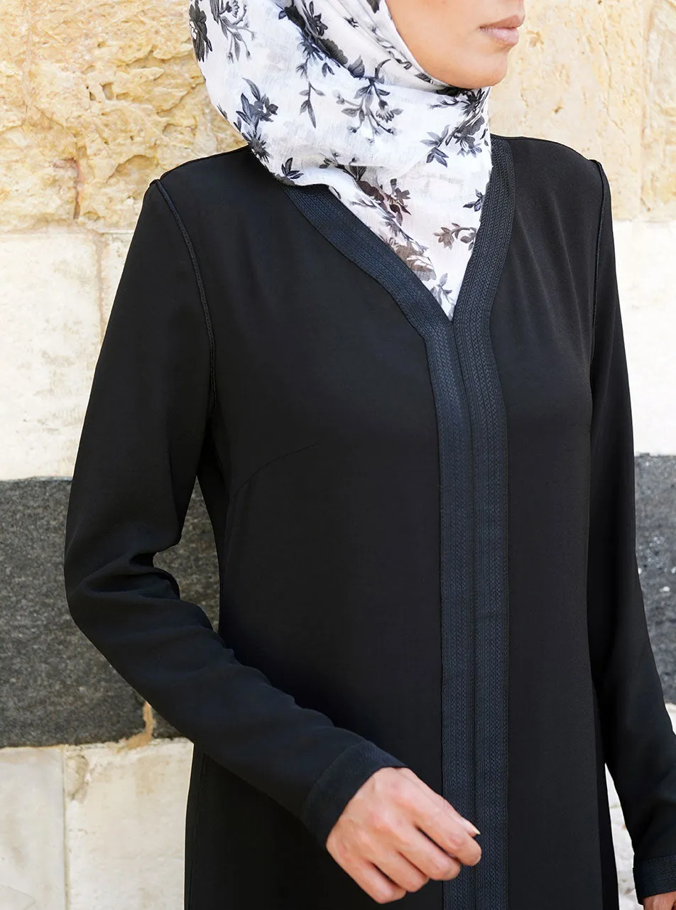 Decorative Trim Abaya