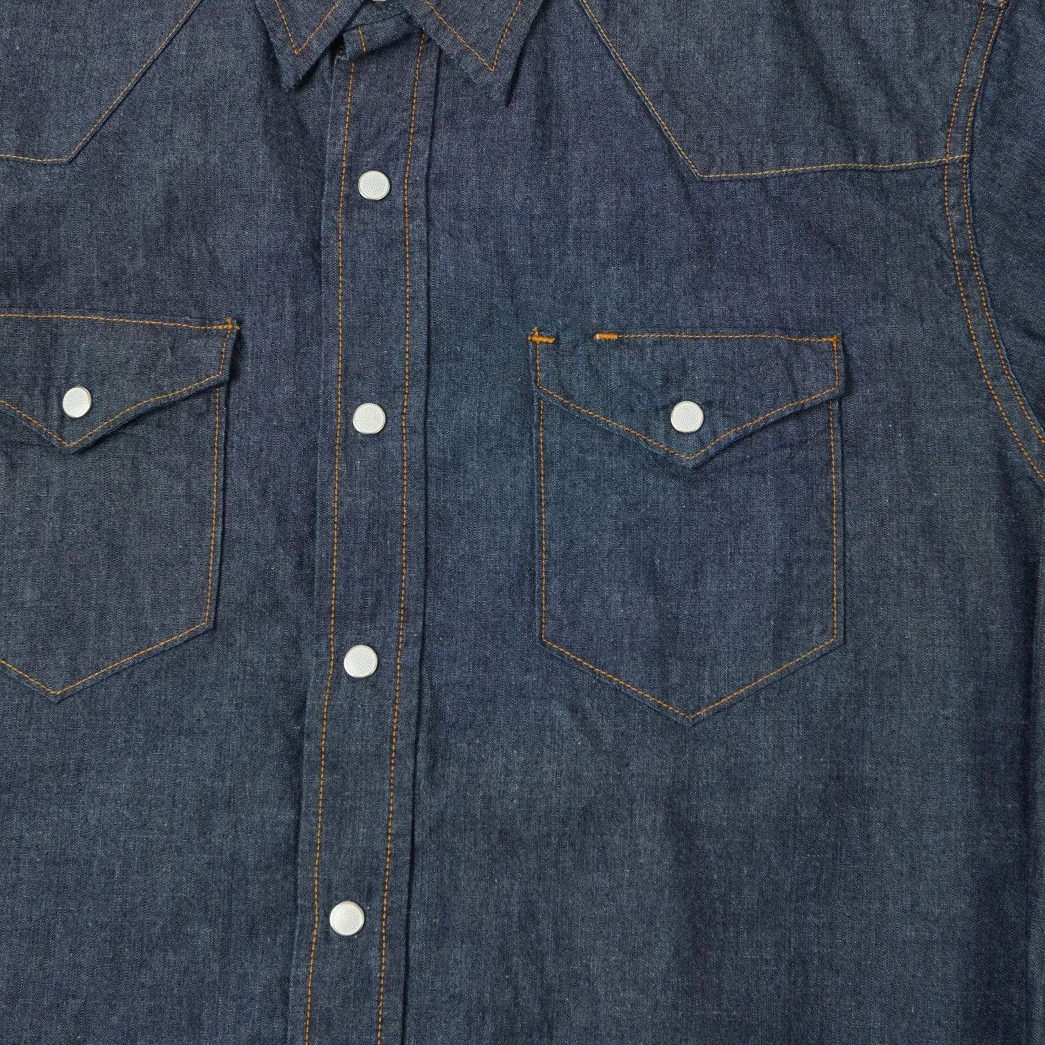 Dubbleworks Lot. 43001 Western Shirt - Navy Blue