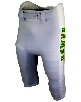 Dyed 4 Way Stretch w/ Sublimated Side Panels INTEGRATED Football Pants