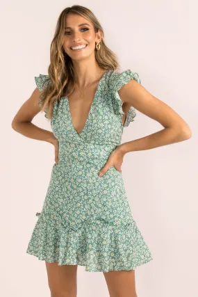 Gracie Dress / Green