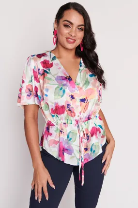 Just Jaz Whimsy Flower Top