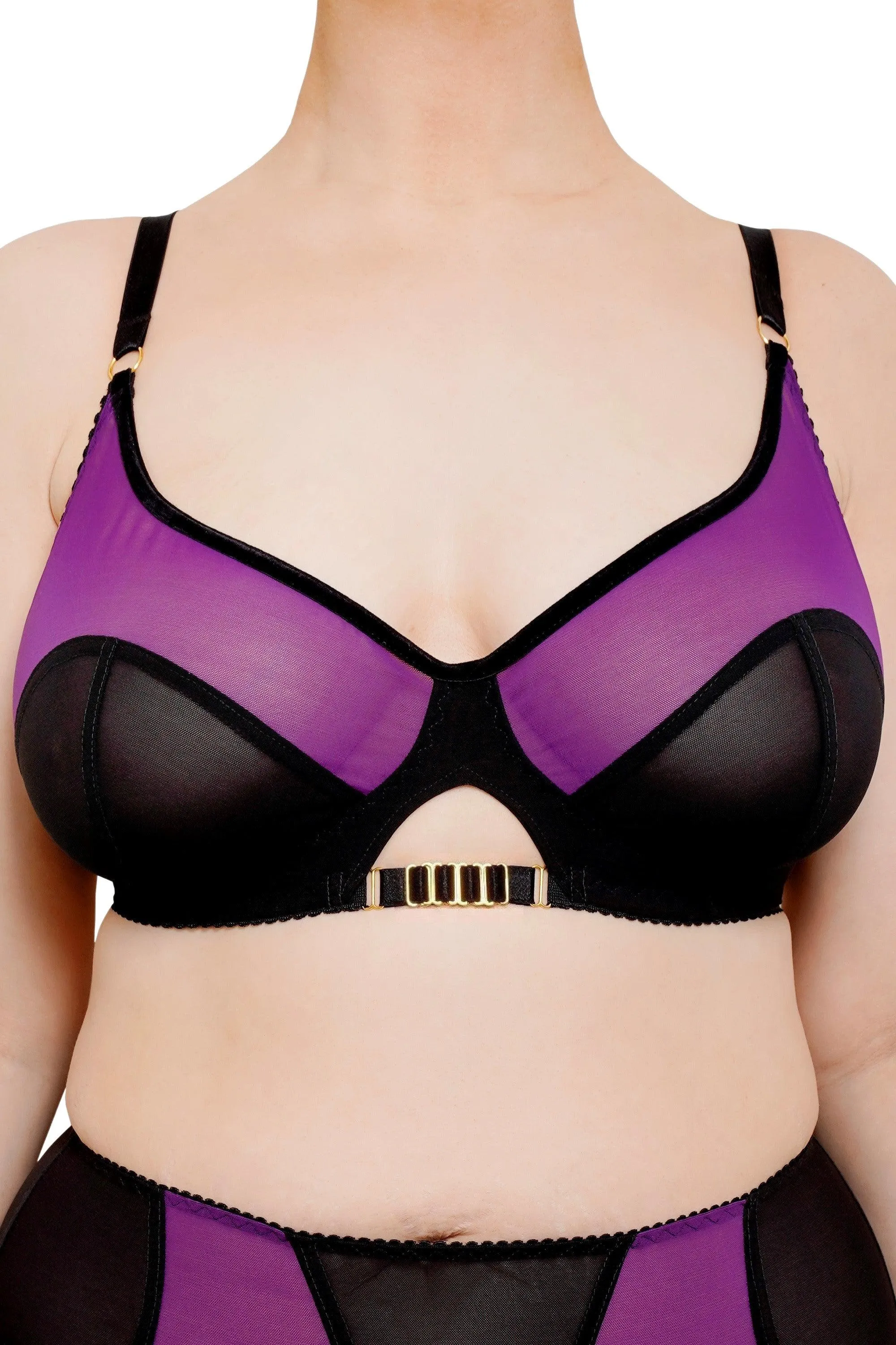 LANA mesh soft cup bra