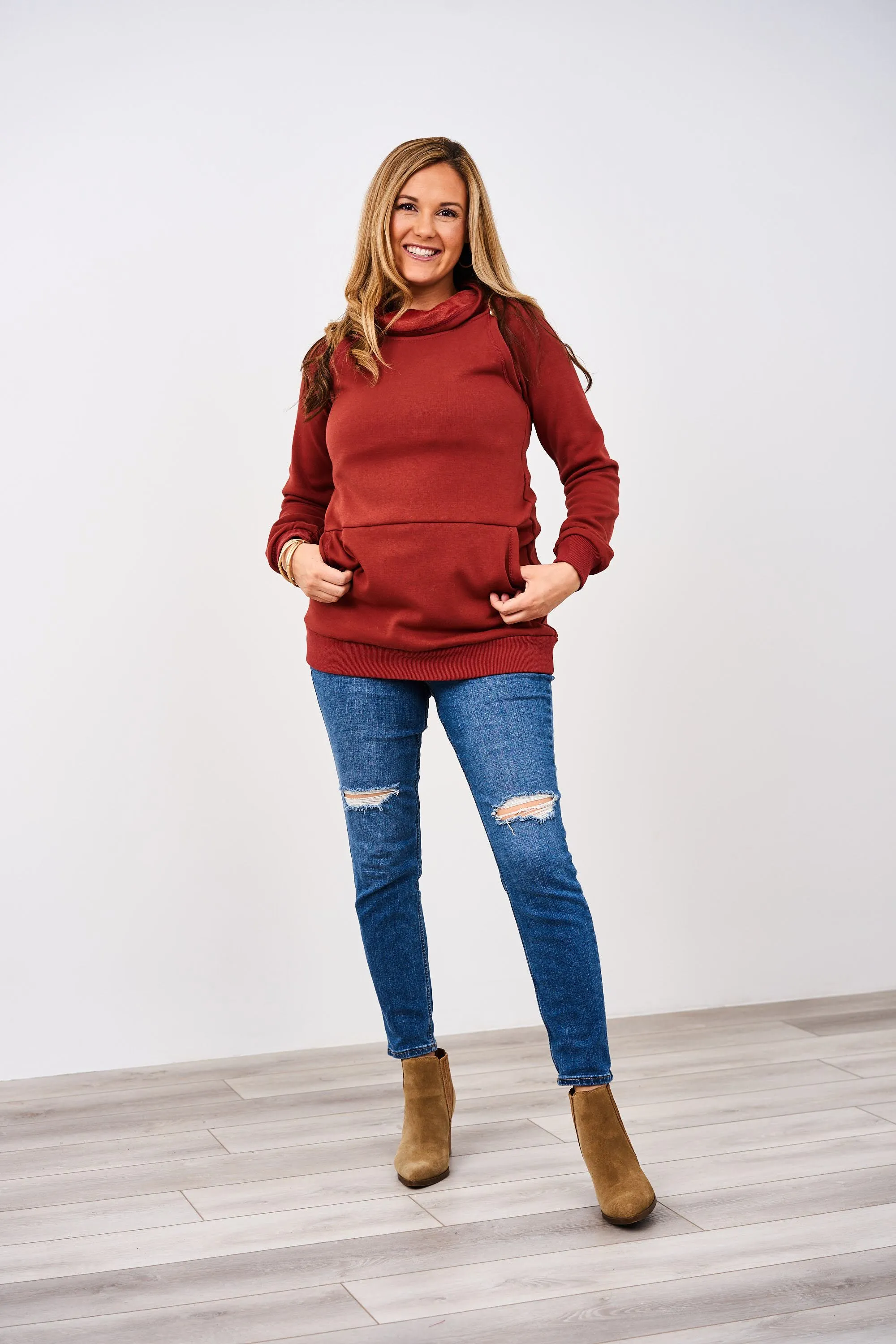 Latched Mama Harbor Snap Nursing Pullover