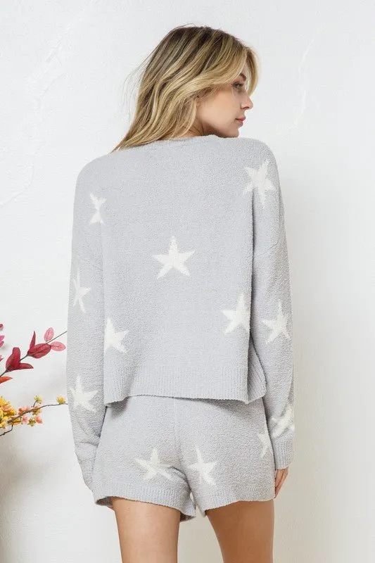 Long Sleeve Star Print Set