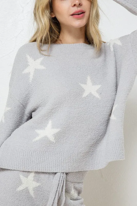 Long Sleeve Star Print Set