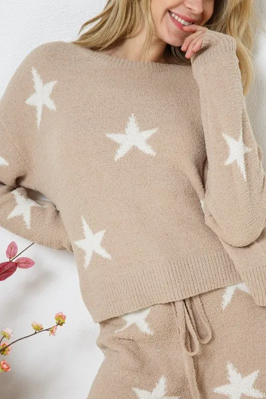 Long Sleeve Star Print Set