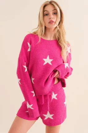 Long Sleeve Star Print Set