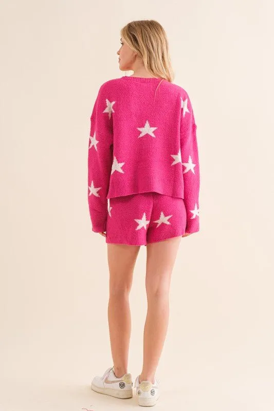 Long Sleeve Star Print Set