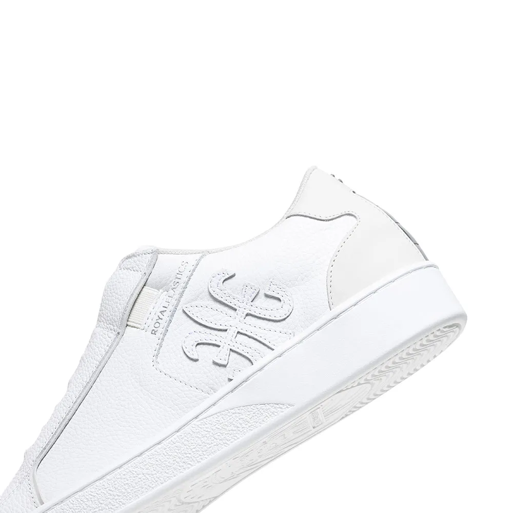 Men's Adelaide White Green Leather Sneakers 02623-008