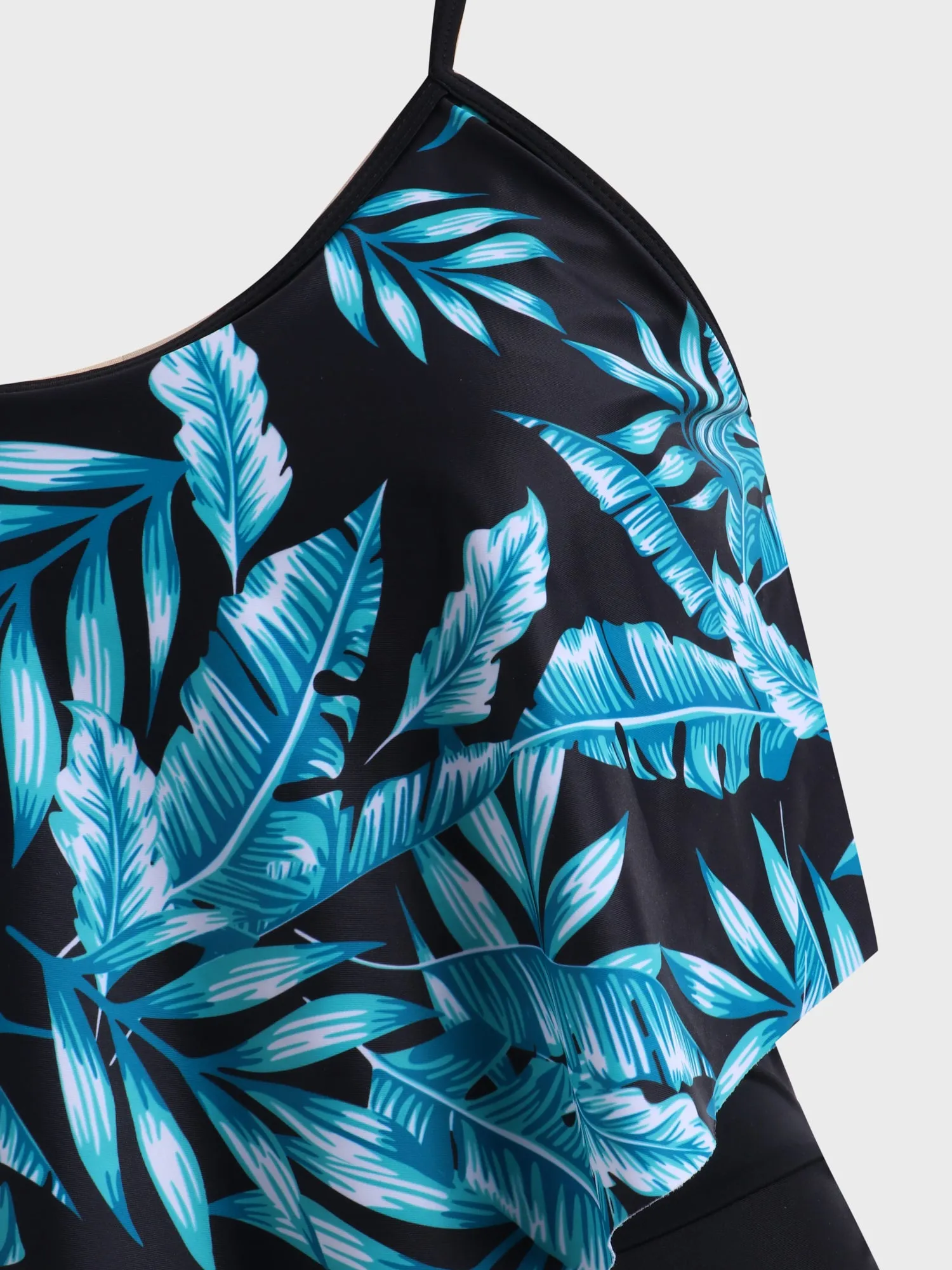 Midsize Rock and Roll Monstera 2-Piece Swimsuit