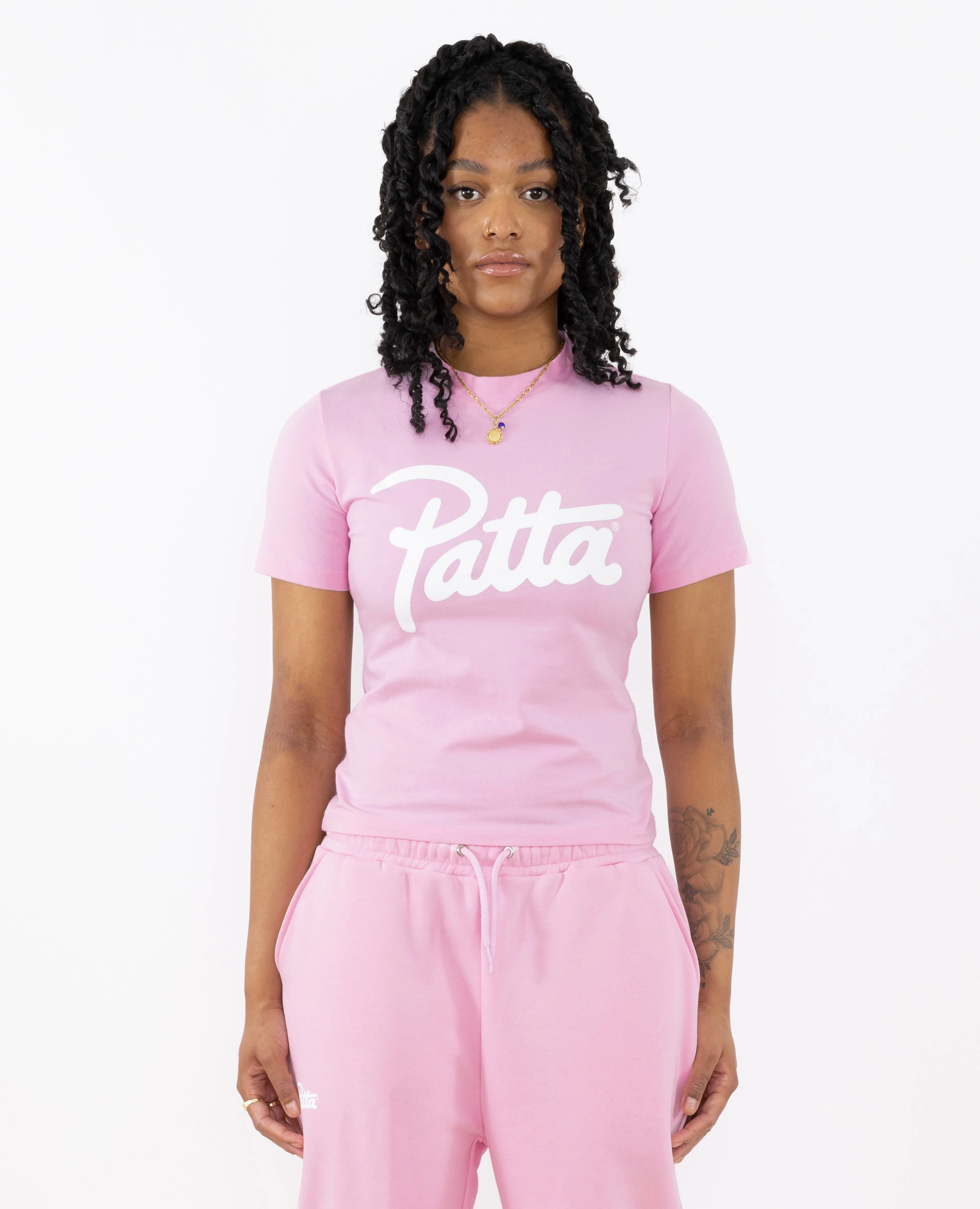 Patta Femme Basic Fitted T-Shirt (Cradle Pink)