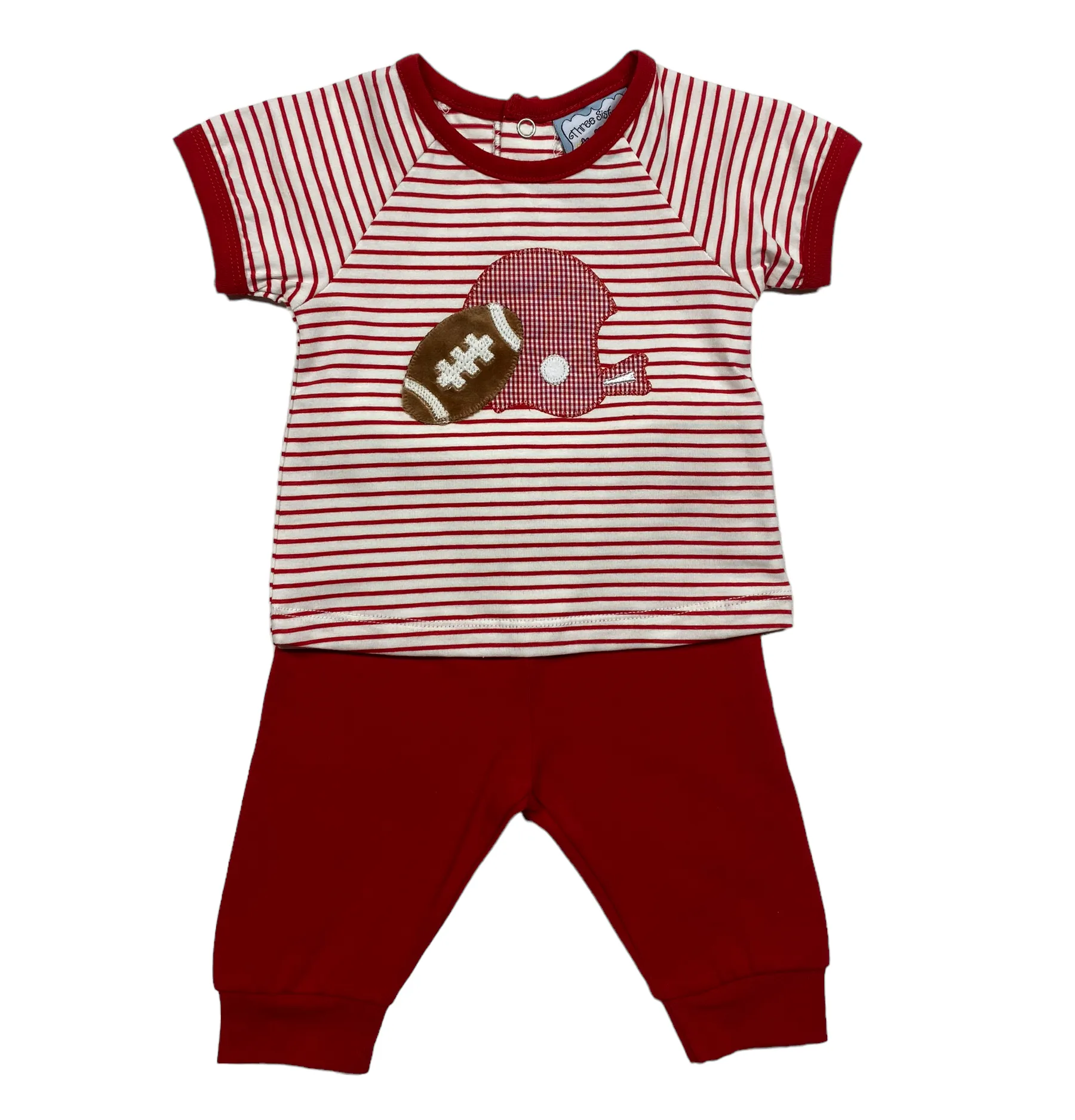 Red Football Boys Jogger Set