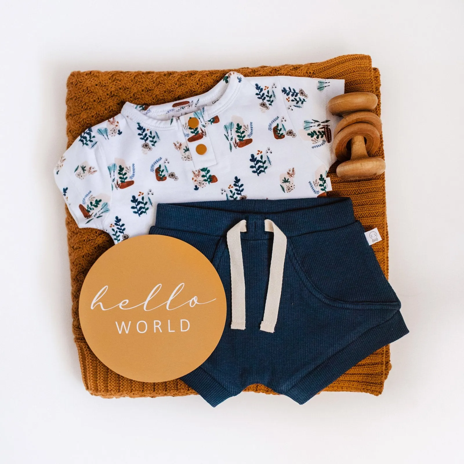 Snuggle Hunny Kids | Organic S/S Bodysuit - Arizona