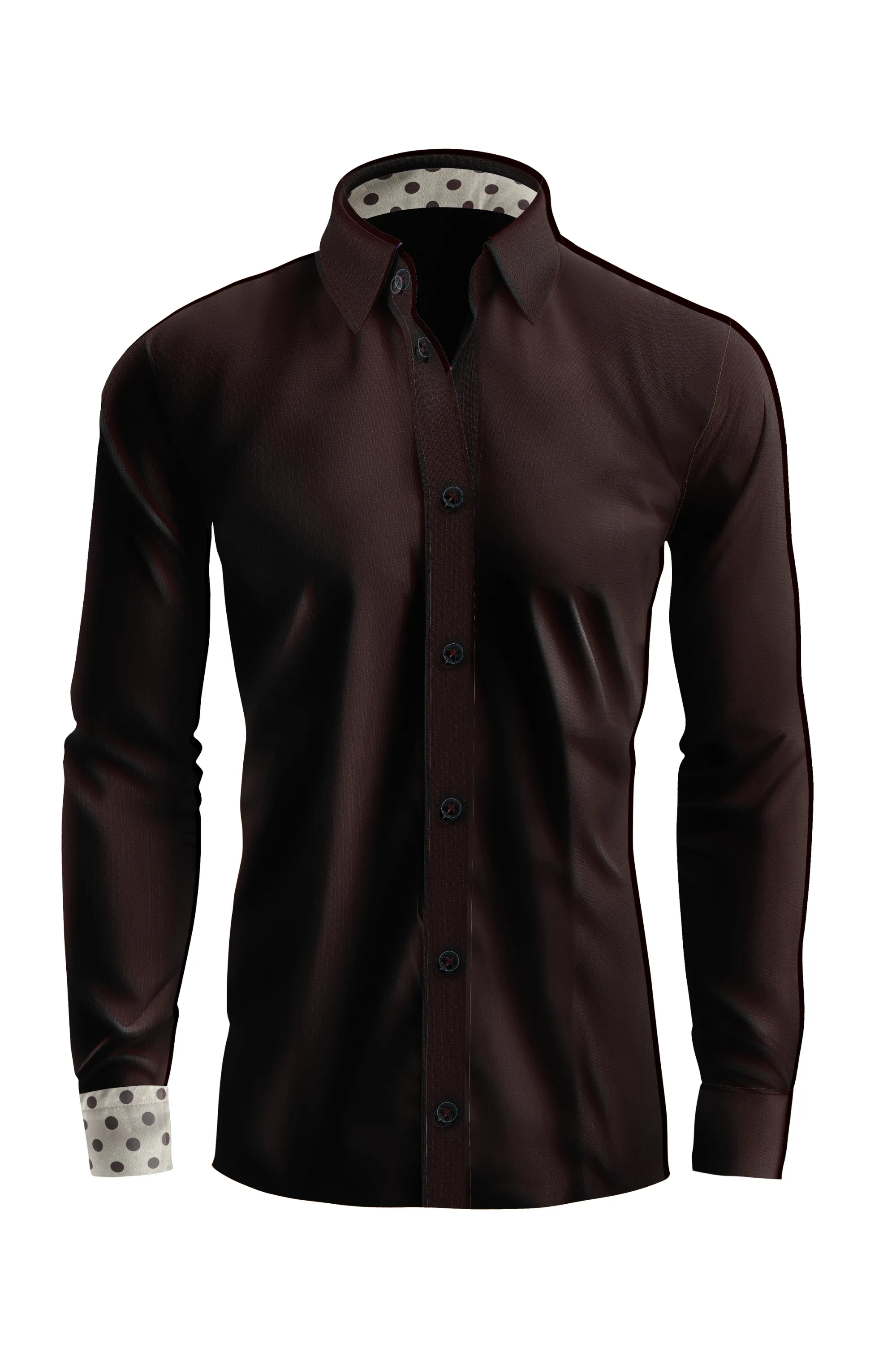 Vercini Premier Textured Dress Shirt Duo in Burgundy and Navy