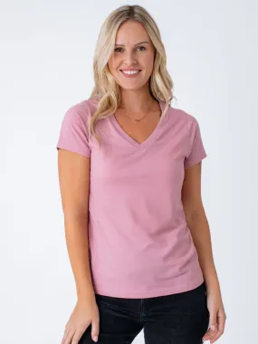 Women's Chalk Pink V-Neck